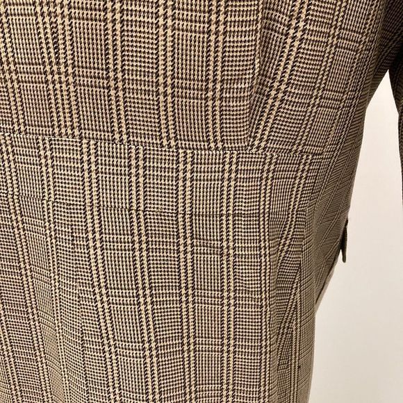 Ralph Lauren Vintage Brown Double Breasted Oversized Blazer Office Plus Size 14 - Picture 5 of 13